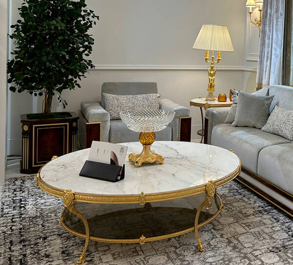 TM-8103023 Brass Coffee Table