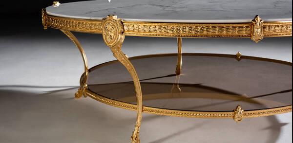 TM-8103023 Brass Coffee Table