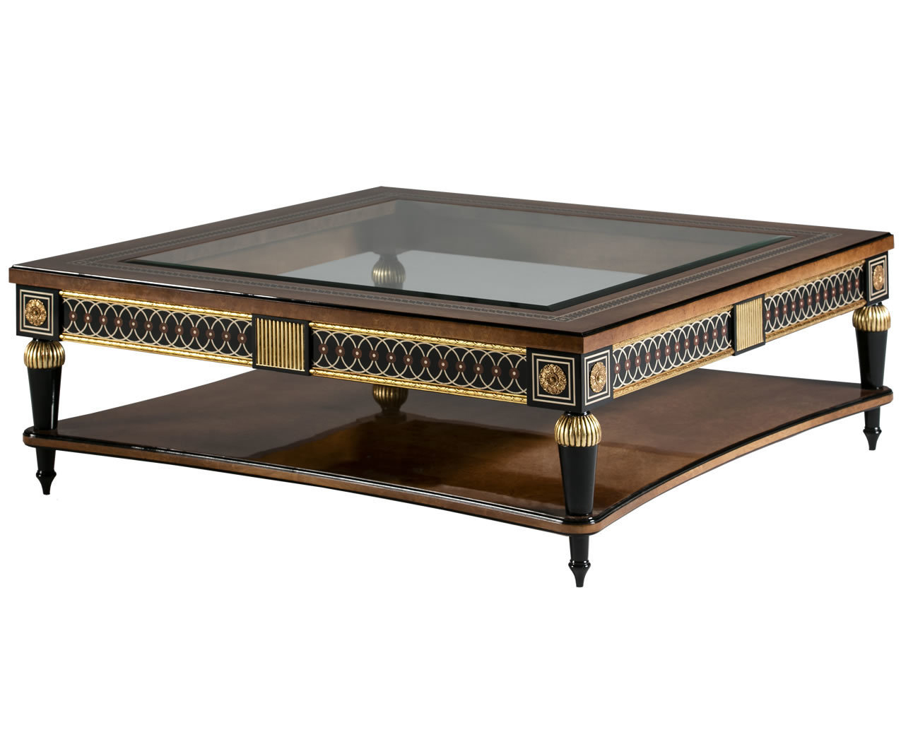 TM-815011 Glass Top Coffee Table - Image 1