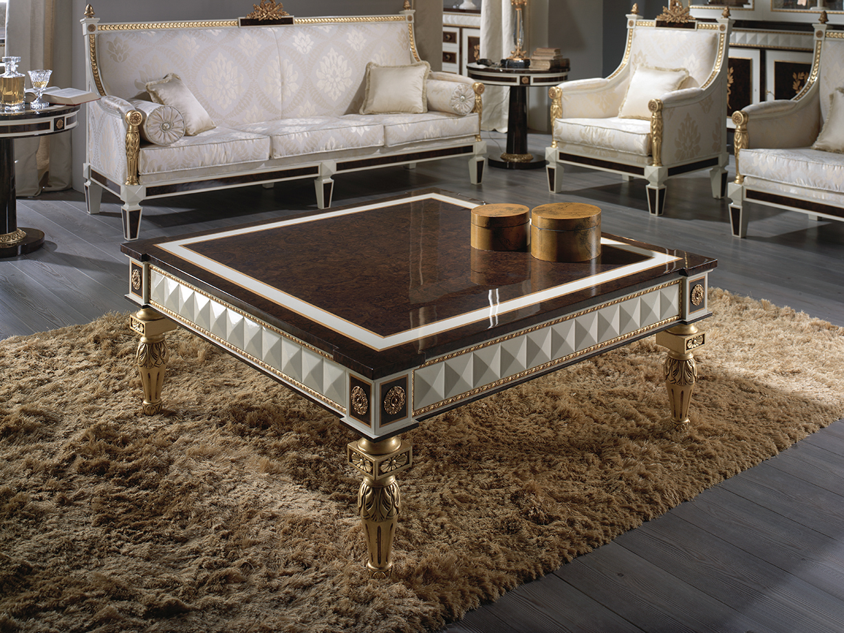TM-8614 Walnut Burl Coffee table - Image 2