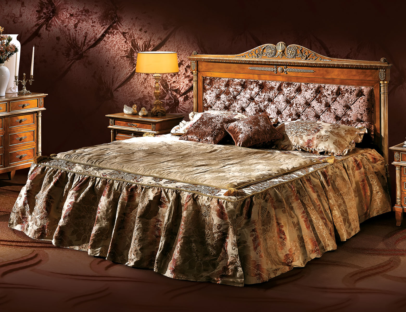 AC-9950-T21-I King Size Upholstered Headboard Only - Image 1