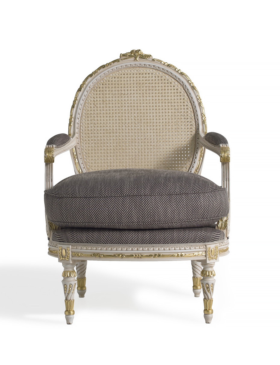 AC-5509 Louis XV Vienna Straw Armchair - Image 4