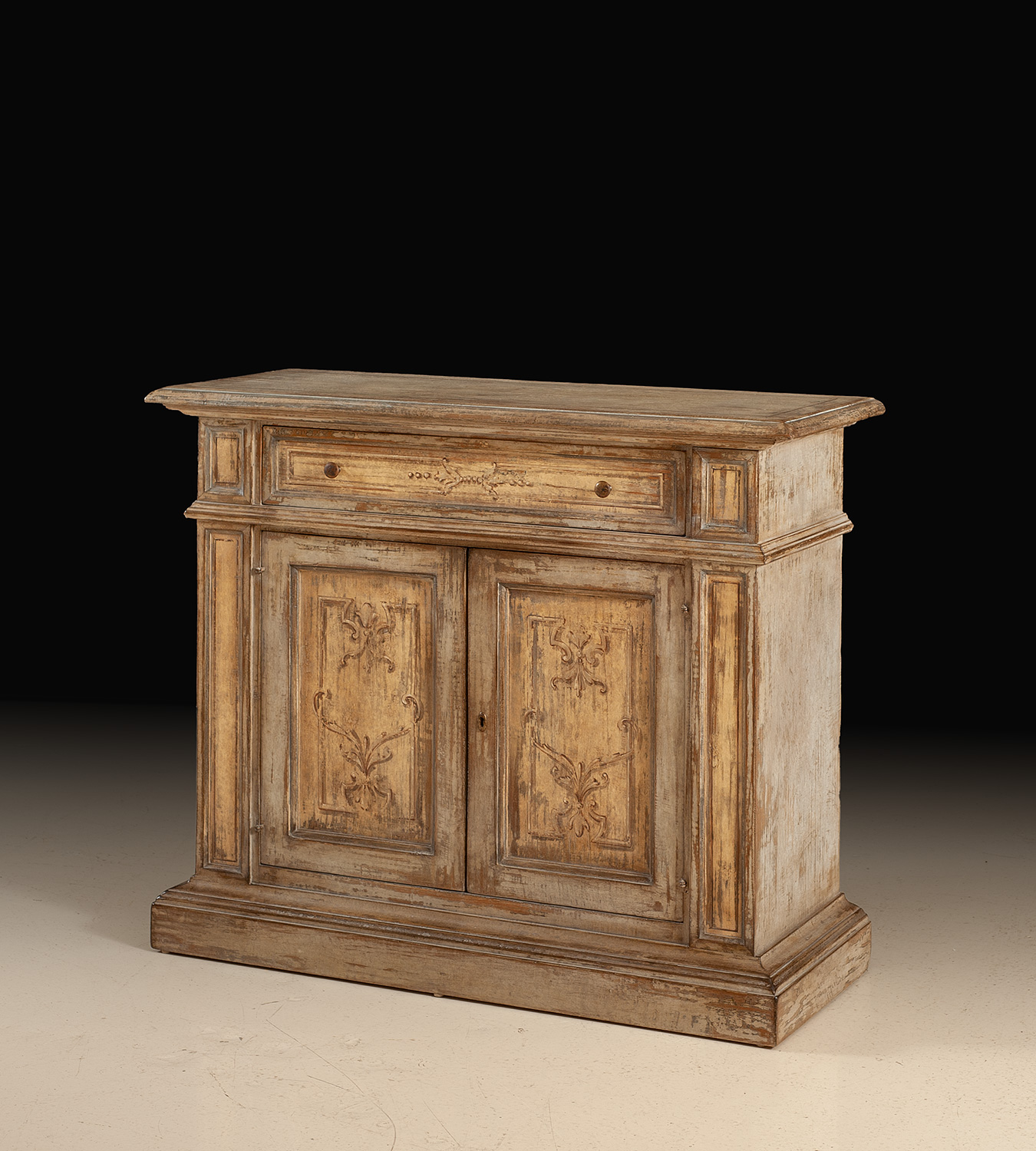 BAR-100 Rustic Hand Painted Sideboard - Image 1