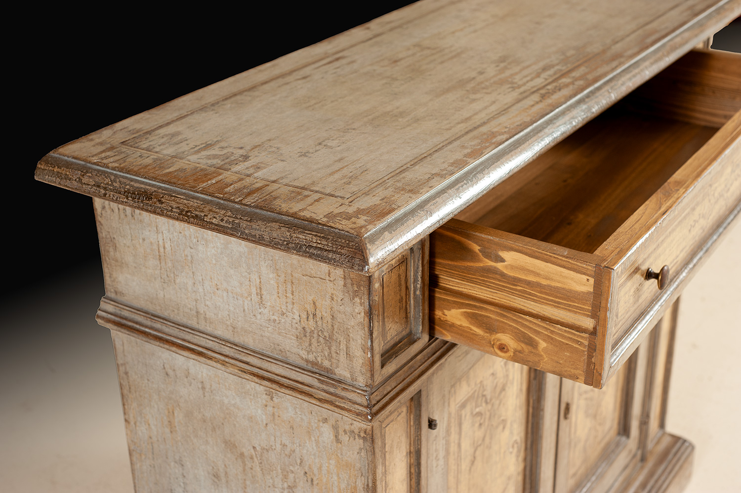 BAR-100 Rustic Hand Painted Sideboard - Image 2