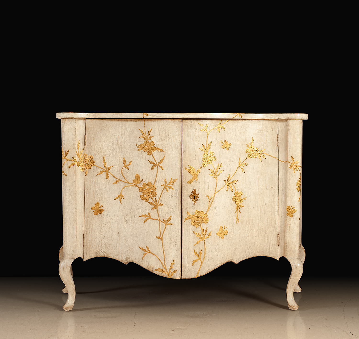 BAR-41 Hand Painted Credenza - Image 1