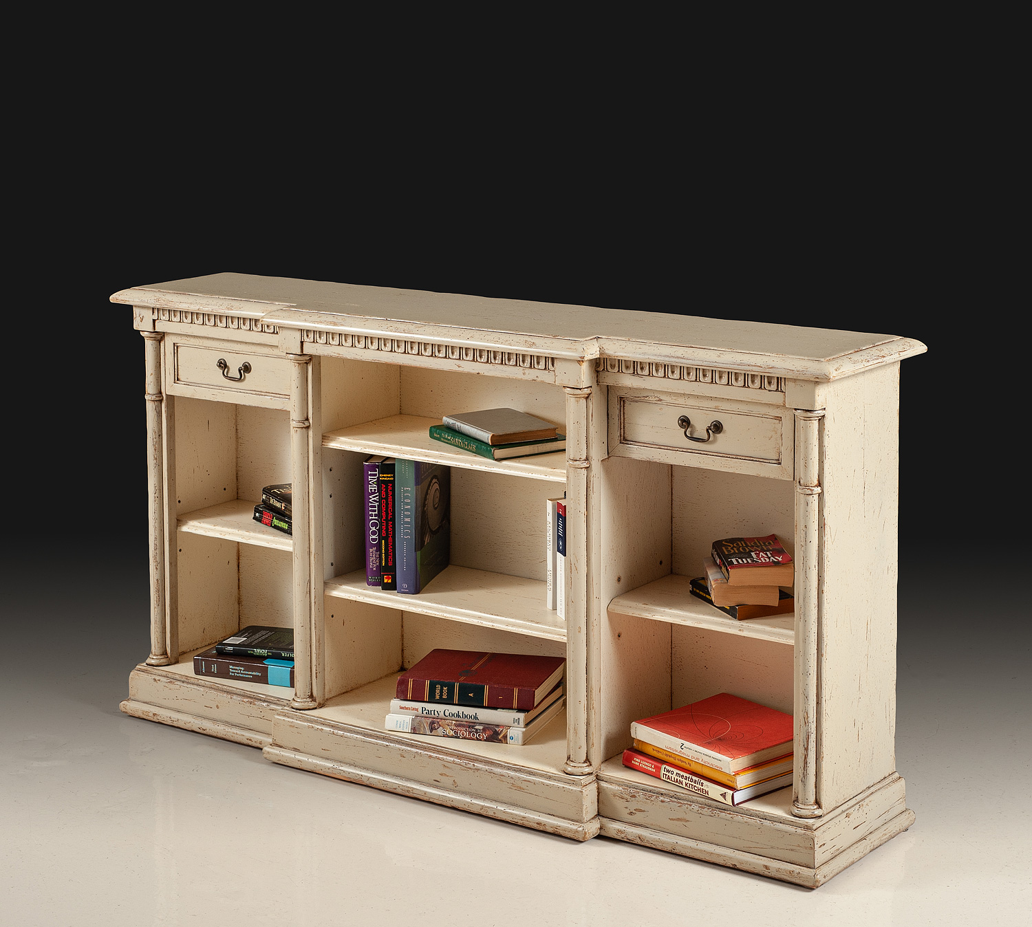 BIC-1-PT-WHT Marlborough Bookcase - Image 1