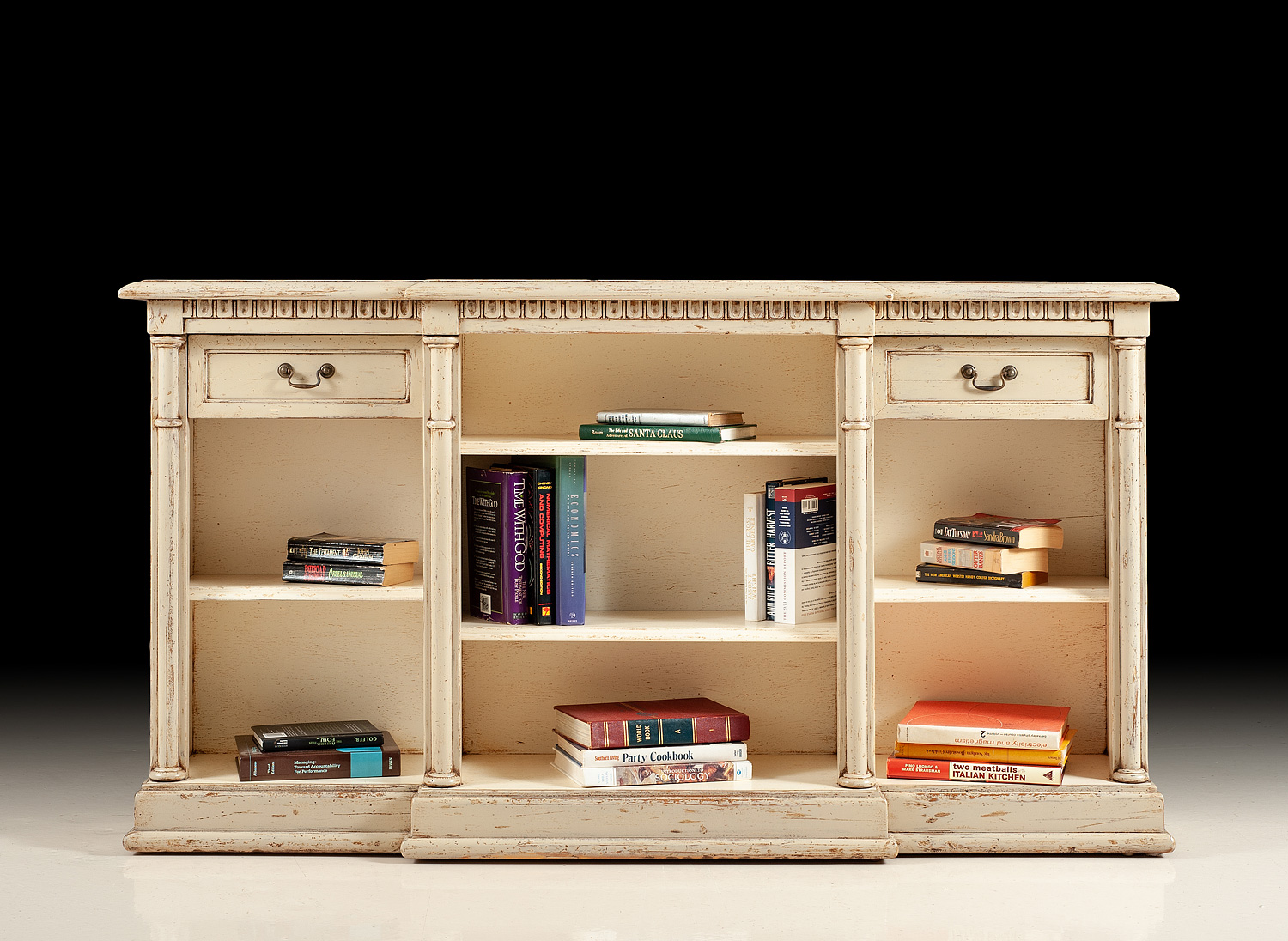BIC-1-PT-WHT Marlborough Bookcase - Image 3