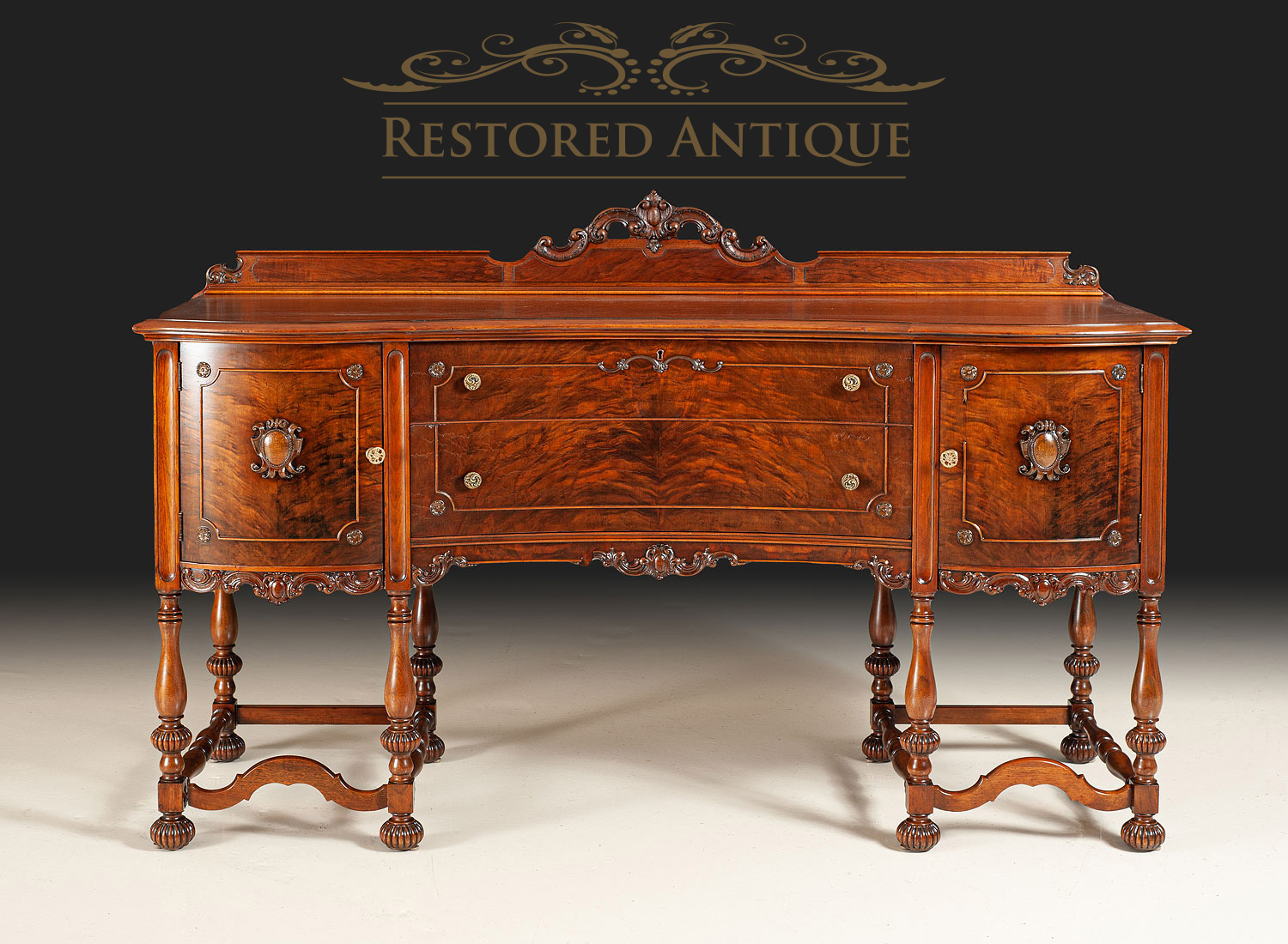 GM-L-14 Restored Antique Sideboard - Image 1