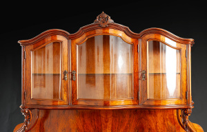 PM-223 Antique Buffet and Hutch - Image 2