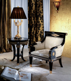 TM-1341 Baroque Style Armchair - Image 2