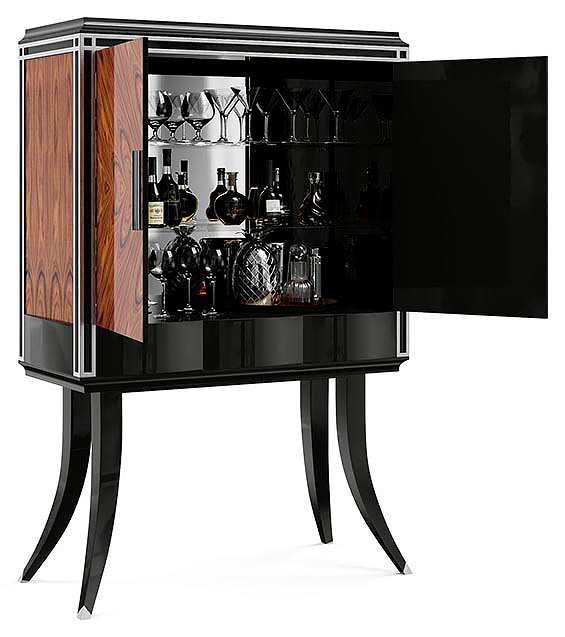 VG-6002 Rosewood Bar Cabinet