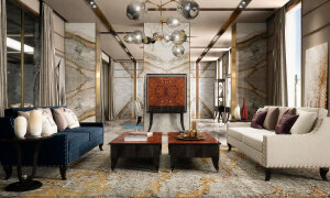 VG-6002 Rosewood Bar Cabinet - Image 3