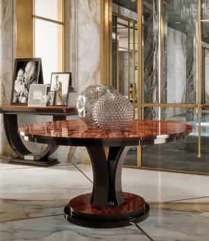 VG-3006 Rosewood Round Dining Table - Image 2