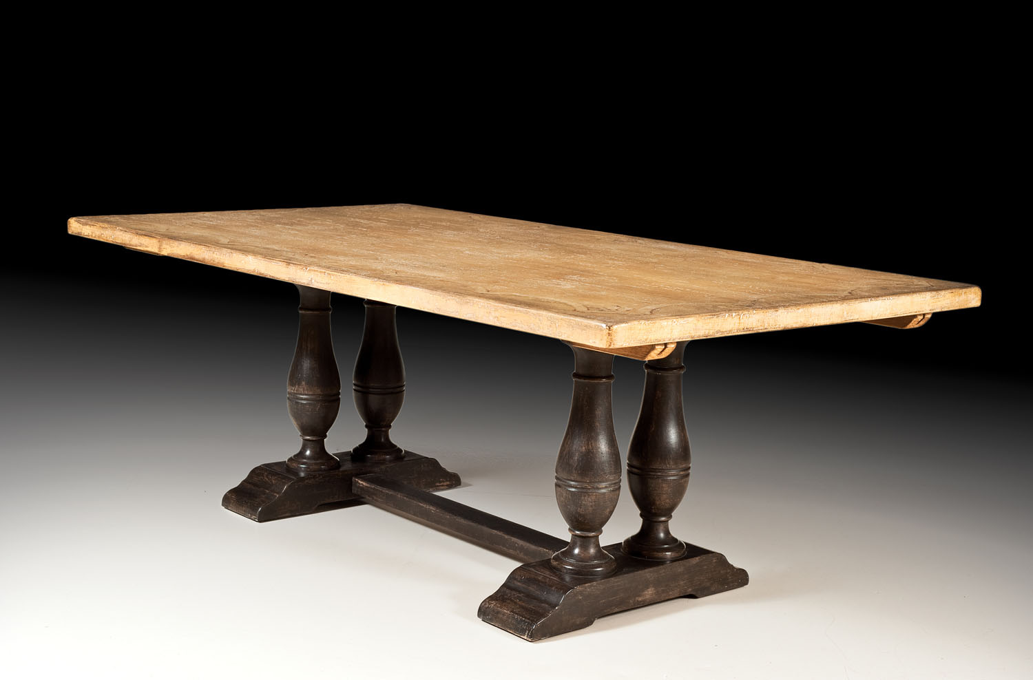 PM-4656-CR Trestle Dining Table - Image 1
