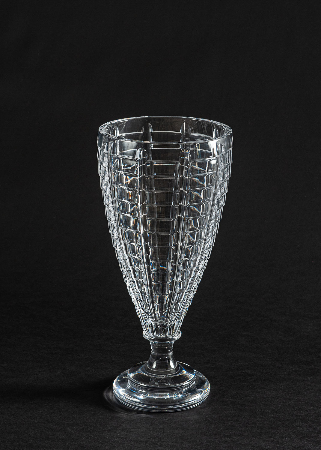 CEV-010012TR Clear Crystal Vase - Image 1