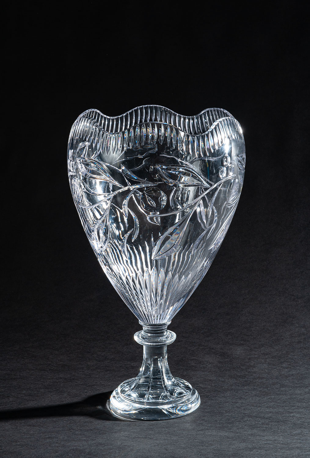 CEV-060021TR Clear Crystal Vase - Image 1