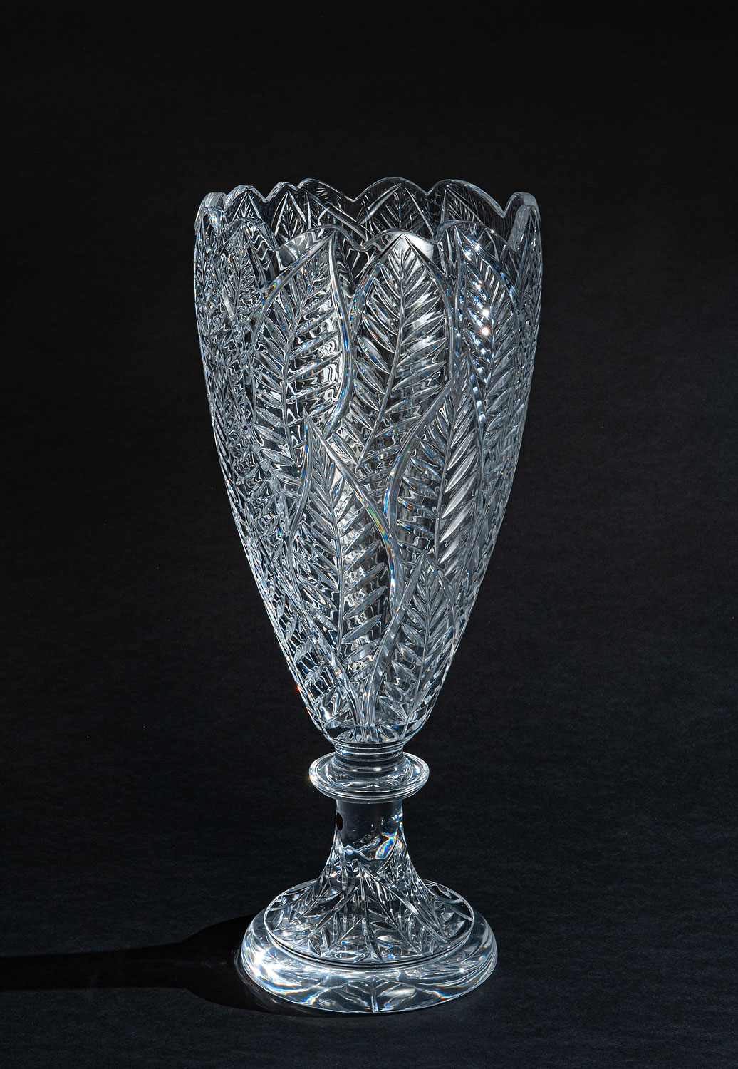 CEV-070012TR Clear Crystal Vase - Image 1