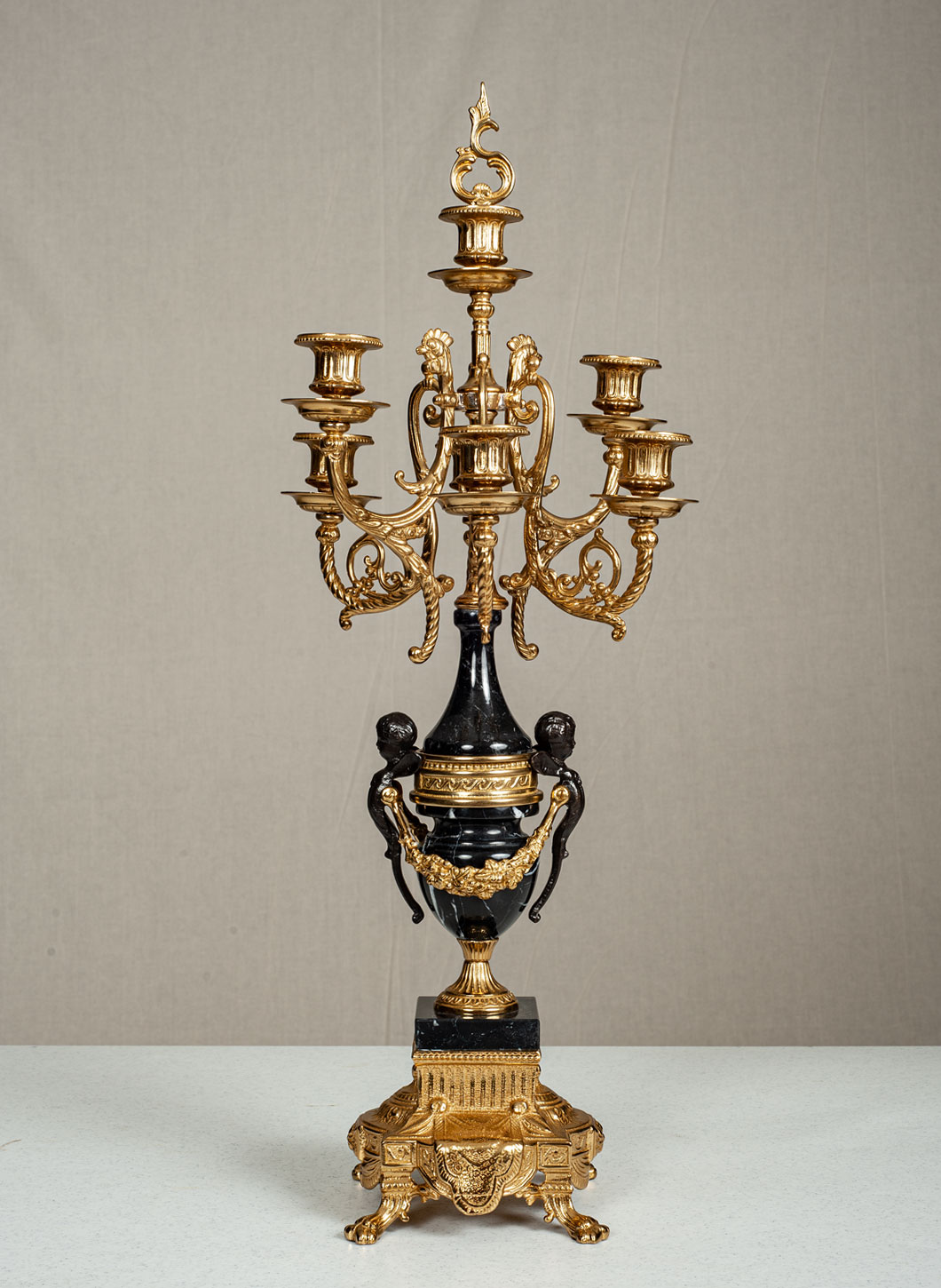 F-9B-62B-SET Clock and Candelabra Set - Image 4