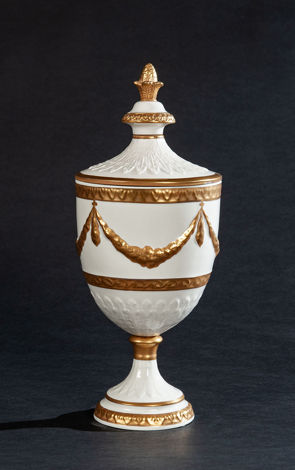 PV-3104-04 Festoon Porcelain Urn - Image 1
