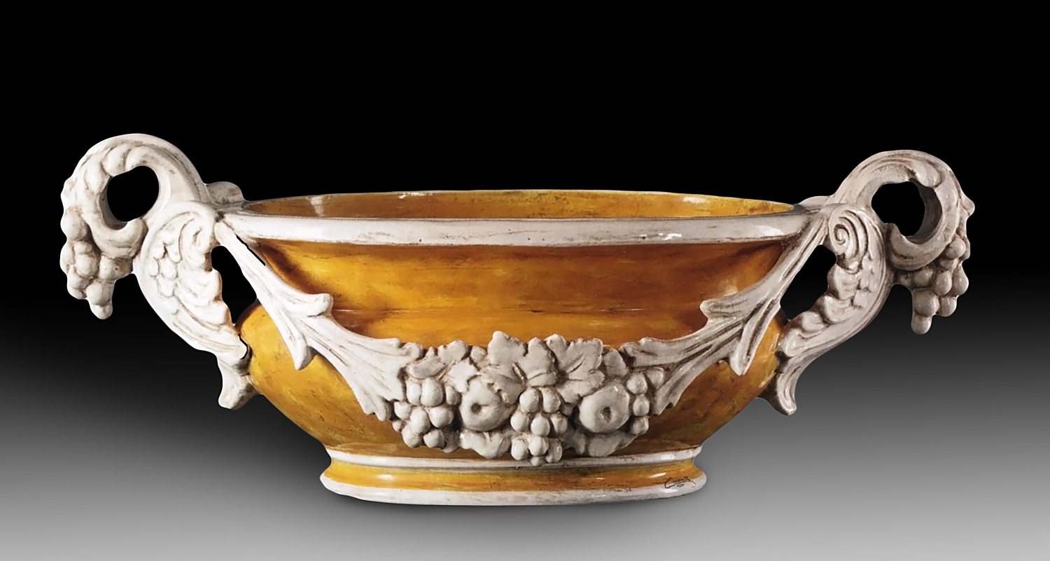 CEC-630-Y Terracotta Oval Planter - Image 1