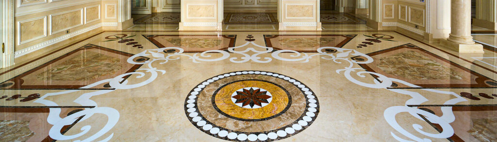 Mosaic & Inlaid Marble Flooring