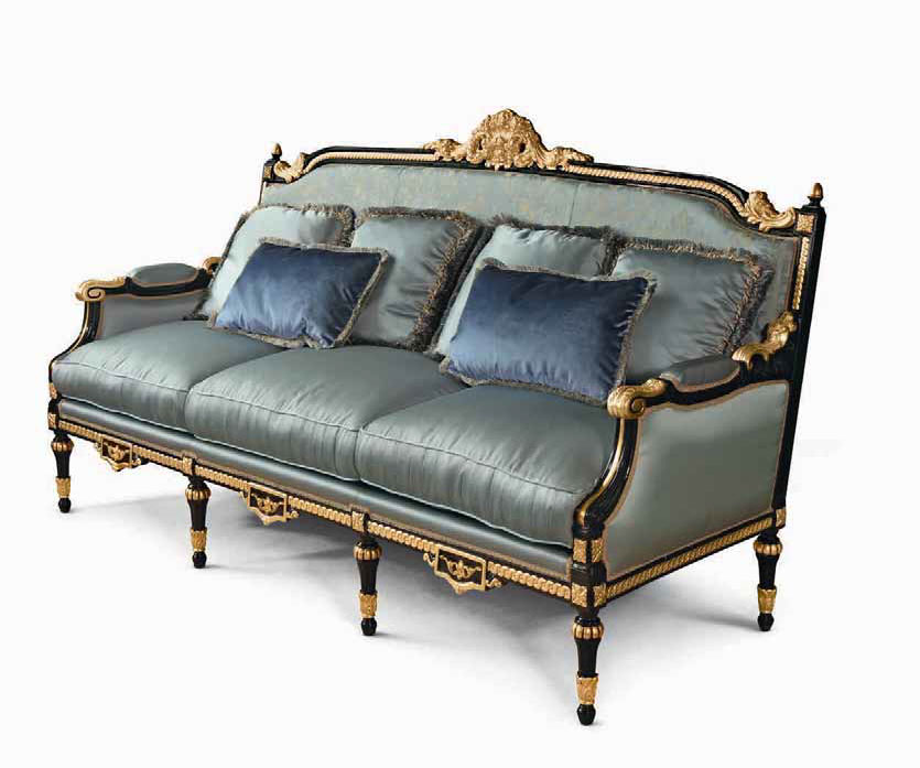 MN-E-180-3 Ebony Sofa - Image 1