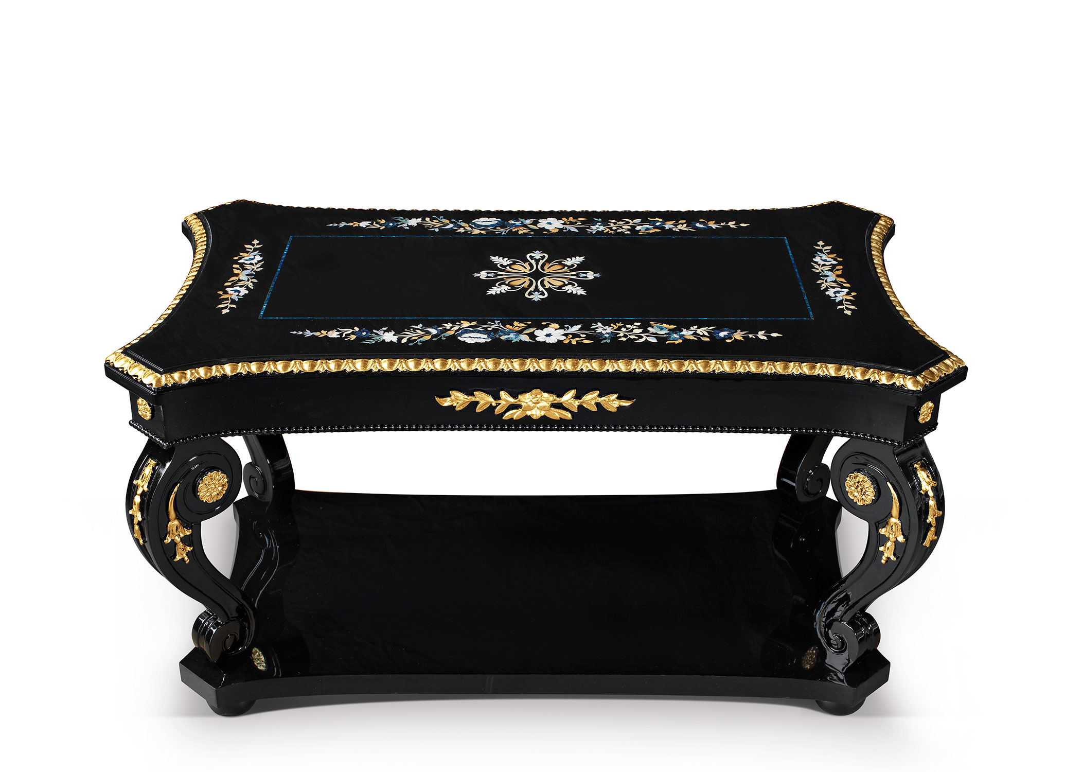 MN-211 Italian Intarsia Centre Table - Image 1