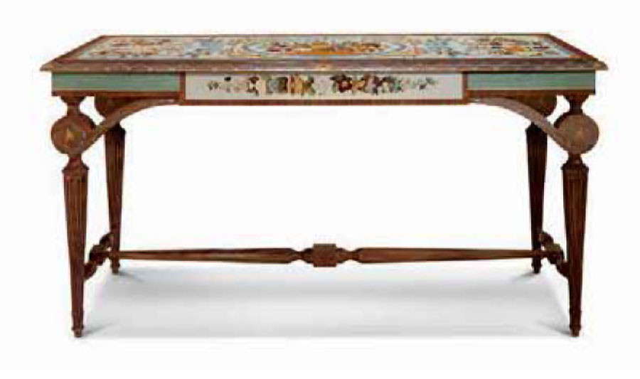 MN-A-819 Intarsia Console Table - Image 1