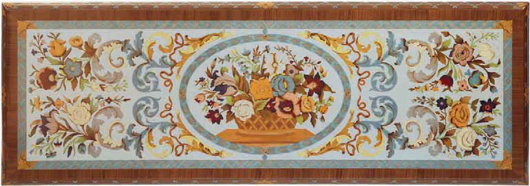 MN-A-819 Intarsia Console Table - Image 3