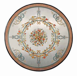 MN-822 Italian Intarsia Dining Table - Image 5