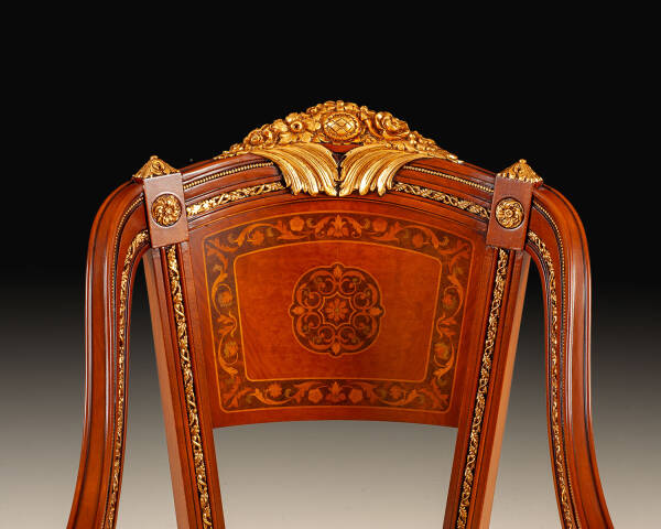 GL-DM-12 Inlaid Louis XVI arm chair