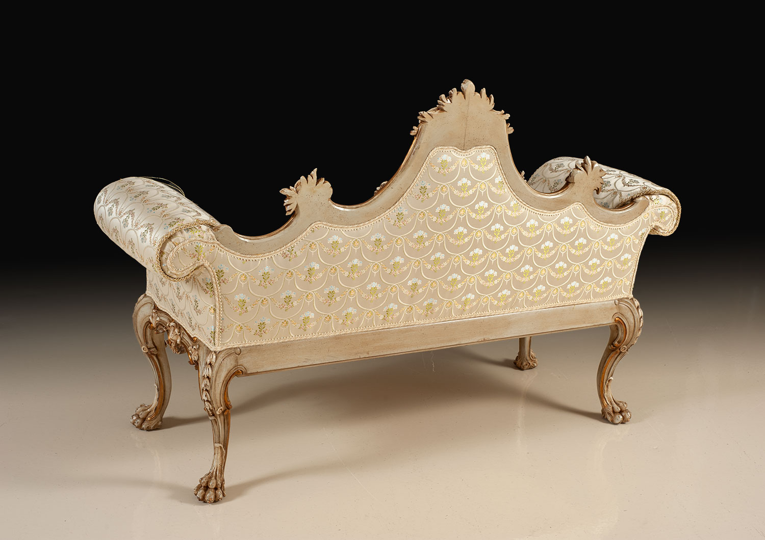GL-DM-13 Antique painted Italian bench - Image 3
