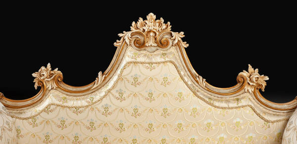 GL-DM-13 Antique painted Italian bench