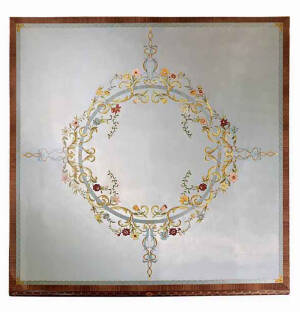 MN-A-800 Italian Intarsia Dining Table - Image 3