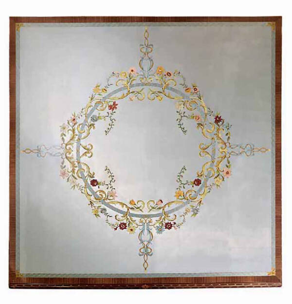 MN-A-800 Italian Intarsia Dining Table