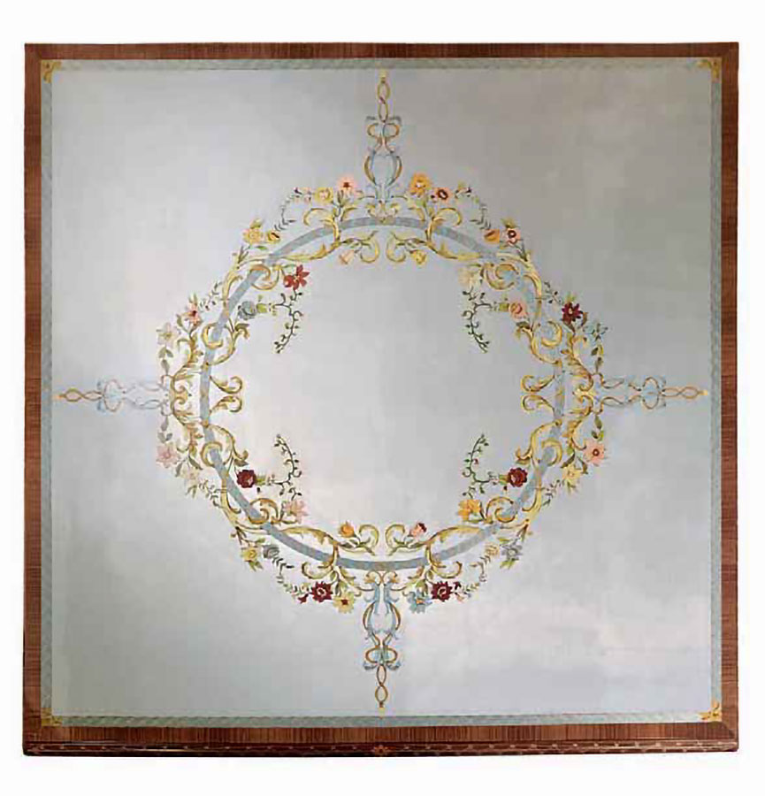 MN-A-800 Italian Intarsia Dining Table - Image 3