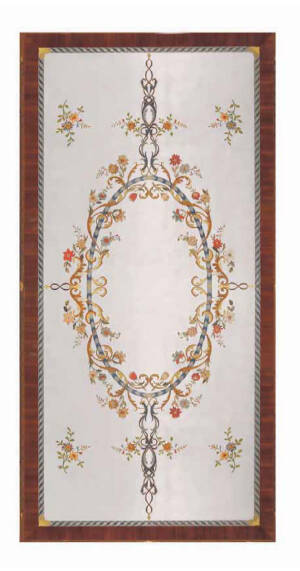 MN-A-801 Italian Intarsia Dining Table - Image 5