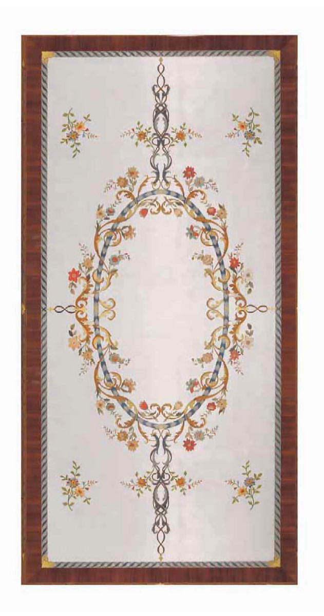 MN-A-801 Italian Intarsia Dining Table - Image 5