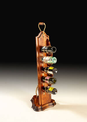 FC-3318 Free Standing Wine & Glasses Rack