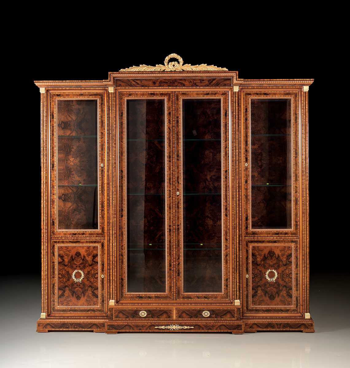 GO-108 Empire Style Breakfront - Image 1