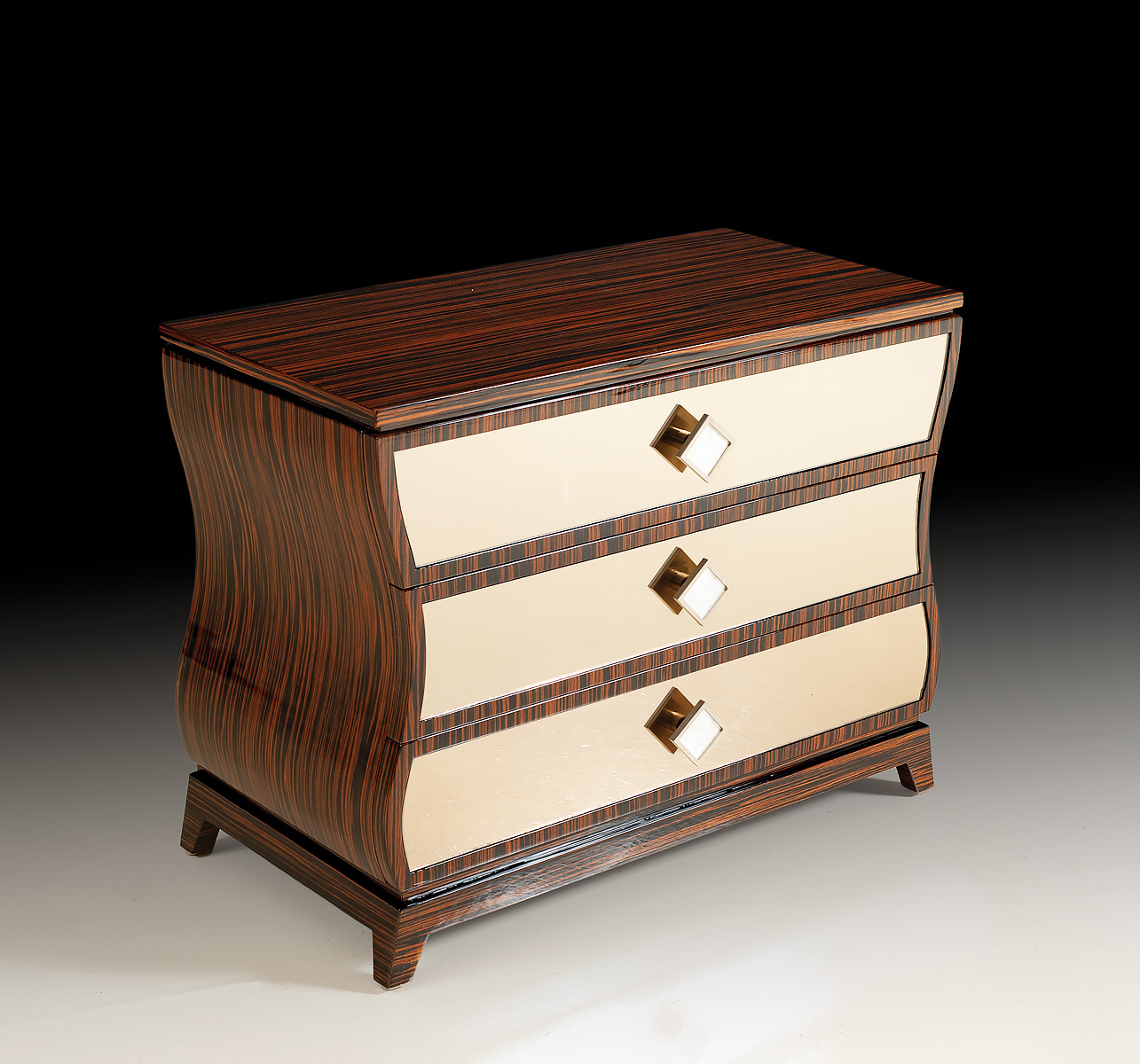GO-302 Italian Contemporary Nightstand - Image 1