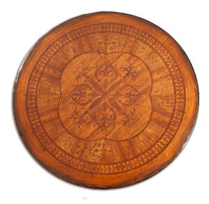 GV-857 Inlaid walnut round dining table - Image 2