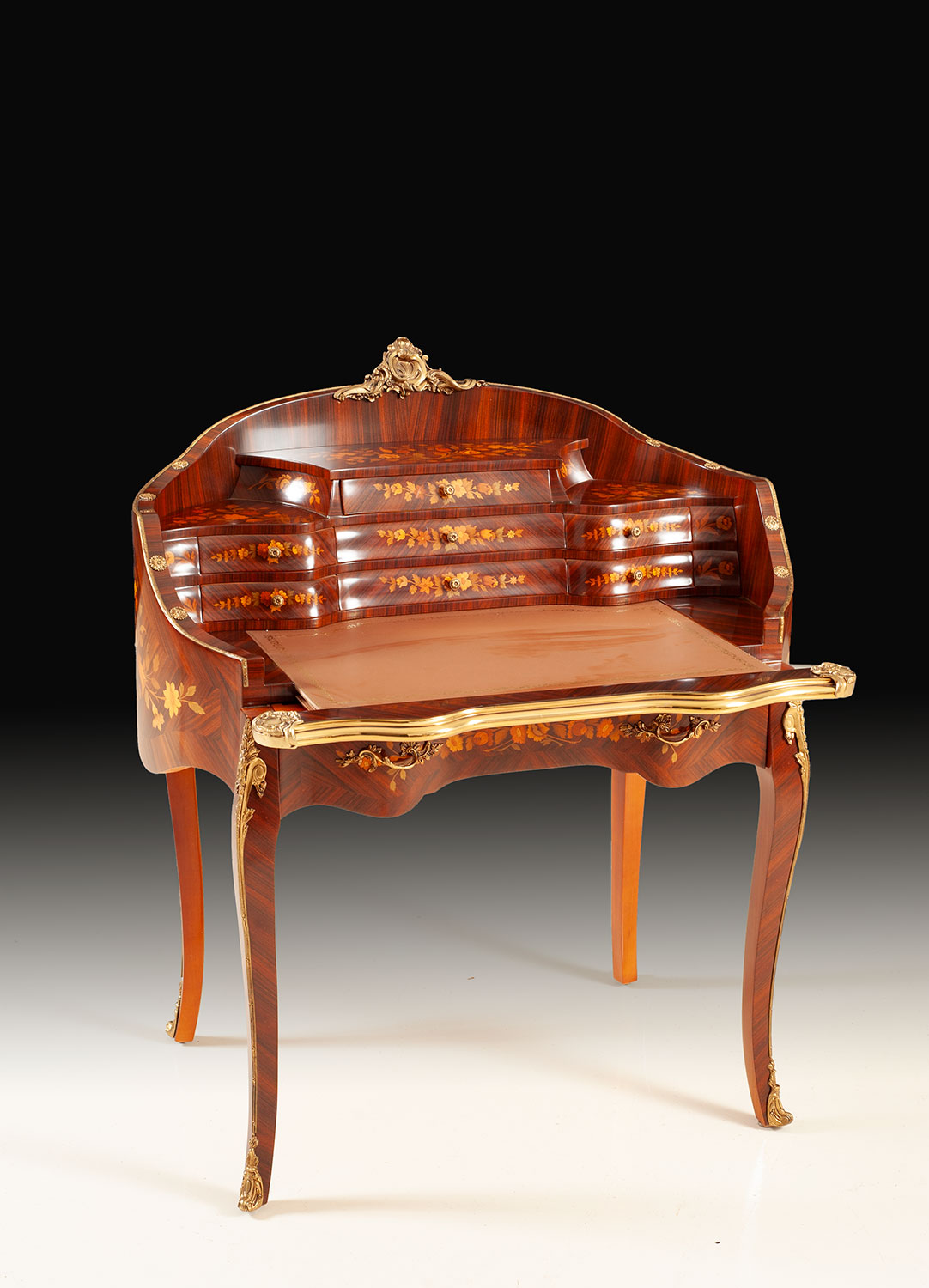 MN-138-BV Inlaid rosewood ladys writing desk - Image 1