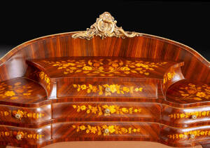 MN-138-BV Inlaid rosewood ladys writing desk - Image 3