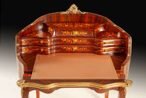 MN-138-BV Inlaid rosewood ladys writing desk - Image 6