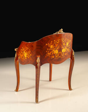 MN-138-BV Inlaid rosewood ladys writing desk - Image 2