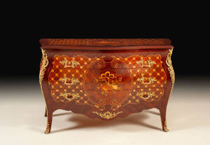 MN-685 Inlaid rosewood Bombay chest - Image 2