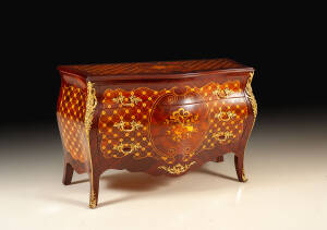 MN-685 Inlaid rosewood Bombay chest