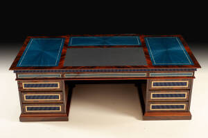 MN-850 Blue onyx executive desk