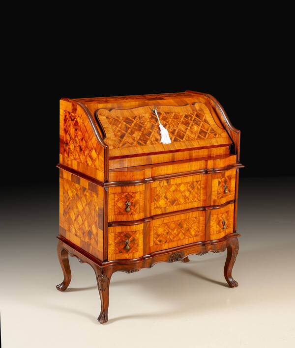 PM-228 Restored antique marquetry bureau